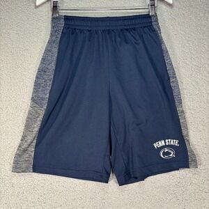 Penn State Nittany Lions Shorts Mens S Navy Gray Athletic Gym Basketball Vintage